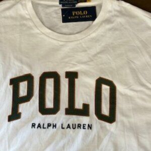 Polo Ralph Lauren Classic Fit White Logo Tee Shirt XXL